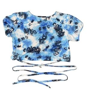 Dragon printed going out shirt